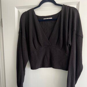 We the Free Women's Black CropTop